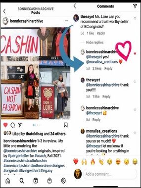 Recommended as a trusted reseller by The Bonnie Cashin Archive ♥️